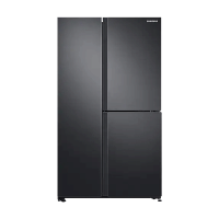 [咨询预订享特价]三星 RS63R5597B4/SC 642L大容量三门T型冰箱 智能变频 金属匀冷技术 干湿分储 黑色