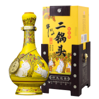 北京牛栏山经典二锅头 黄龙 清香型白酒 兔年限量生肖版 52度 500ml