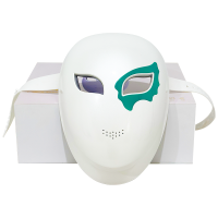 iovvo 光子嫩肤仪电子美容面膜仪红蓝光家用脸部多功能按摩精华仪(珍珠白+玫瑰金)