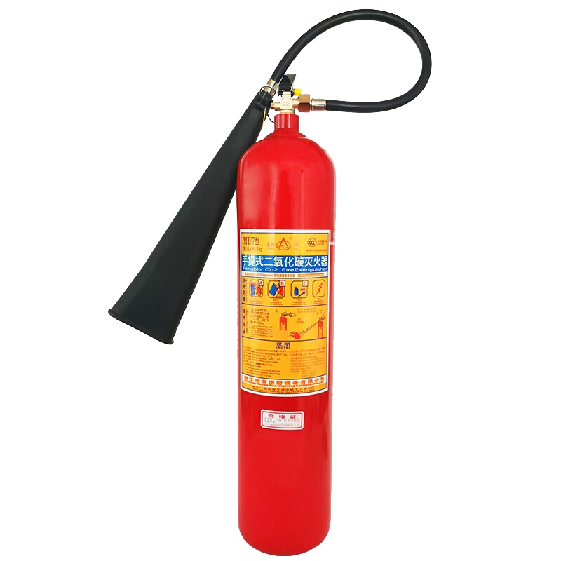 星浙安 MT/7 手提式二氧化碳灭火器5kg 机房电房精密仪器灭火器车载大车用
