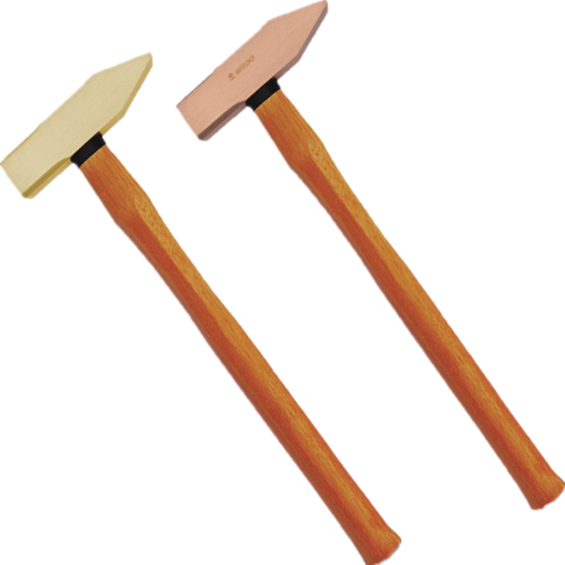 WEDO维度工具 防爆工具 铝青铜铍青铜 防爆德式木柄机械锤 除锈锤 无火花