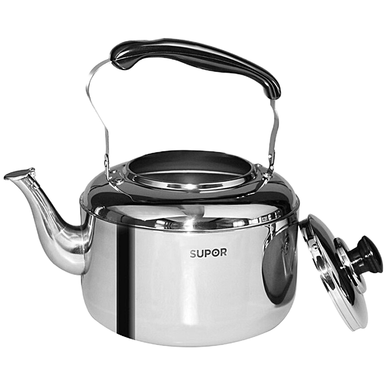 苏泊尔(SUPOR)烧水壶 SS50Q1琴音鸣笛食品级304不锈钢烧水壶煤气燃气电磁炉适用烧水壶大容量 不锈钢 5升