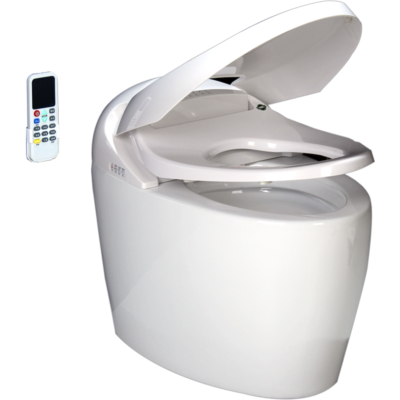 湯川秀樹 智能马桶 中小户型专用 小尺寸全自动家用一体式250-400mm坑距 即热遥控自动冲水烘干智能坐便器