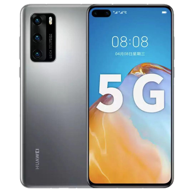 [特价 二手99新]华为(HUAWEI)P40 5G手机 冰霜银 8+128GB 全网通安卓手机 鸿蒙手机 二手手机
