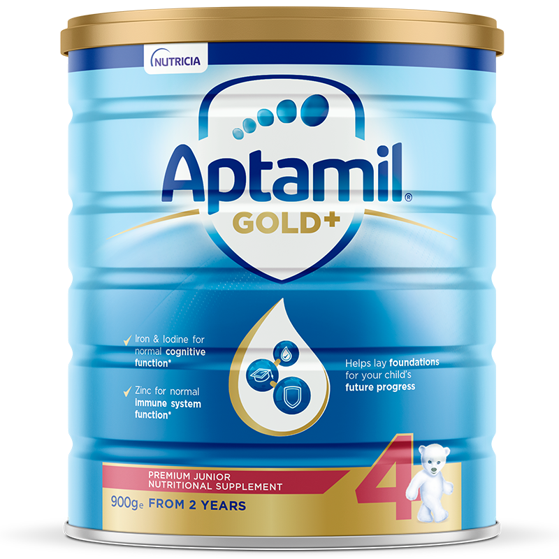 爱他美(Aptamil)金装澳洲版 幼儿配方奶粉 4段(24个月以上) 900g 澳爱金装 新西兰原装进口*6罐
