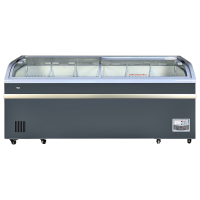 星星(XINGX)700升冰柜商用卧式展示柜岛柜冷藏保鲜冷冻超市卖场雪糕圆弧面组合柜SD/SC-708BYE