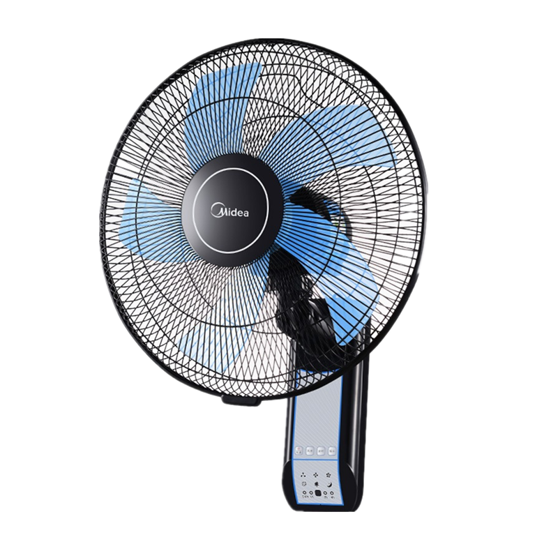 美的(Midea)壁扇FW40-11AR 家用遥控电风扇 三档风速 可定时 挂墙壁遥控版 大风力 台式电扇摇头挂壁式风扇