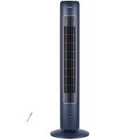 美的(Midea)电风扇ZAE09MC 塔式遥控家用落地扇可拆洗无叶风扇智能大风量轻音电扇 (星空系列-蓝鲸)独立香薰盒