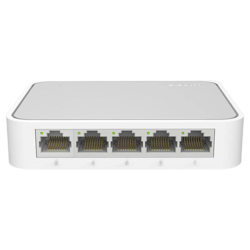 普联(TP-LINK)TL-SG1005+ 5口千兆交换机网络分线器 家用宿舍分流器 桌面塑壳迷你 即插即用