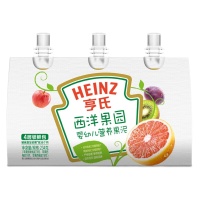亨氏(Heinz)超金果泥 (婴儿宝宝水果泥 初期-36个月适用)果泥儿童 西洋果园78g*3袋