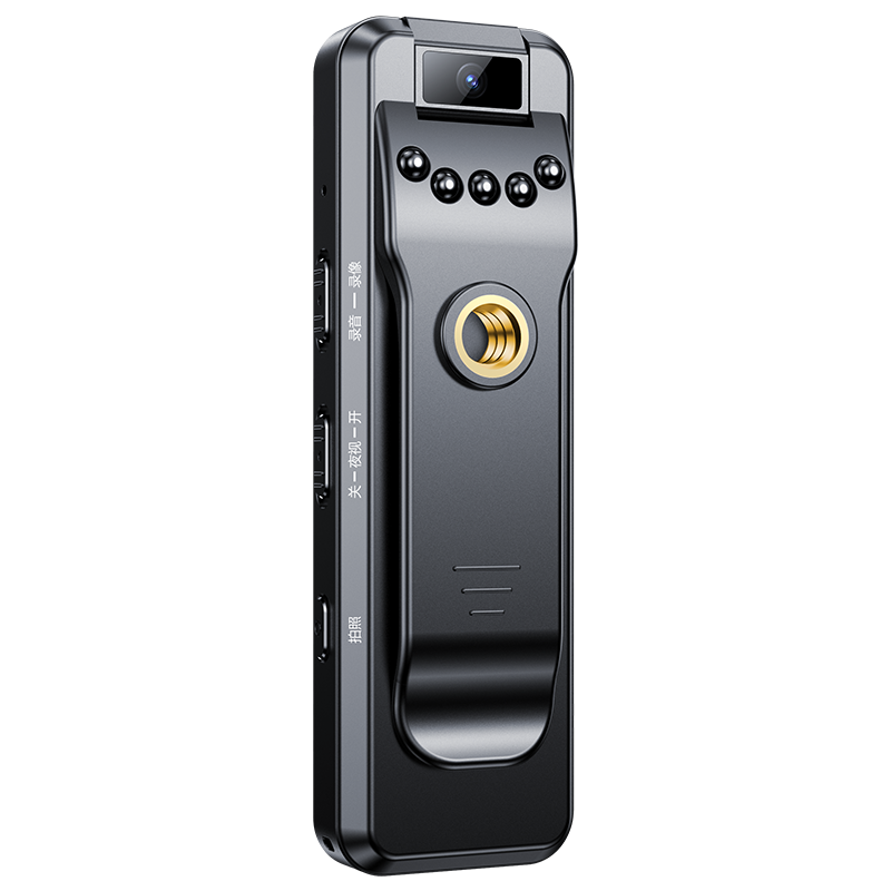夏新录音笔C800无屏幕版16G 录像专业高清1080P可旋转大广角摄像头超长待机拍照神器便携式背夹记录仪商务上课