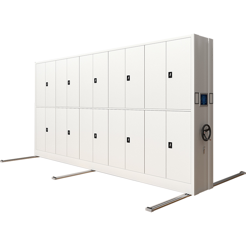 臻远智能密集架移动式档案柜钢制轨道智能密集架一列5组