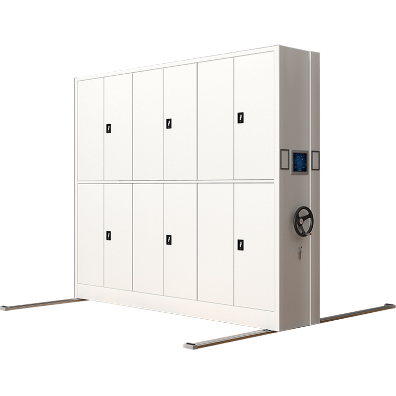 臻远 智能密集架移动式档案柜钢制轨道智能密集架一列3组