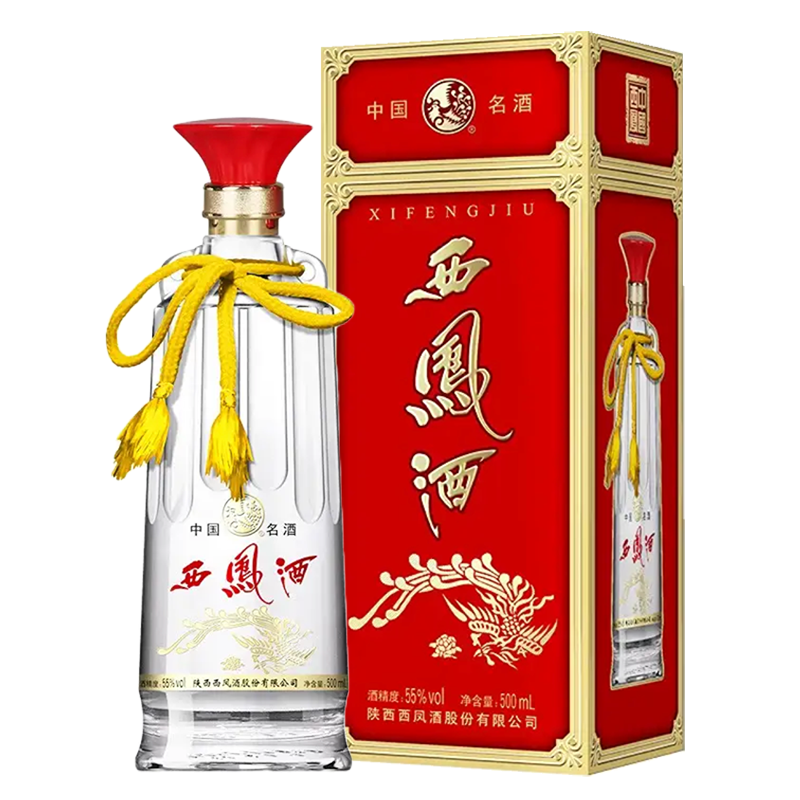 西凤酒 55度 双耳西凤 凤香型白酒 500mlx1瓶