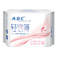 [特价]ABC女性护理卫生巾轻透薄夜用棉柔表层280mm*8片