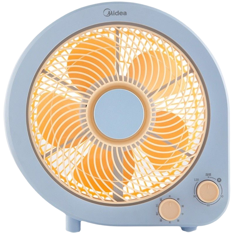 美的(Midea)办公室电风扇台式转页扇小型宿舍床上12寸卧室便携家用鸿运扇台扇KYT25-21MP