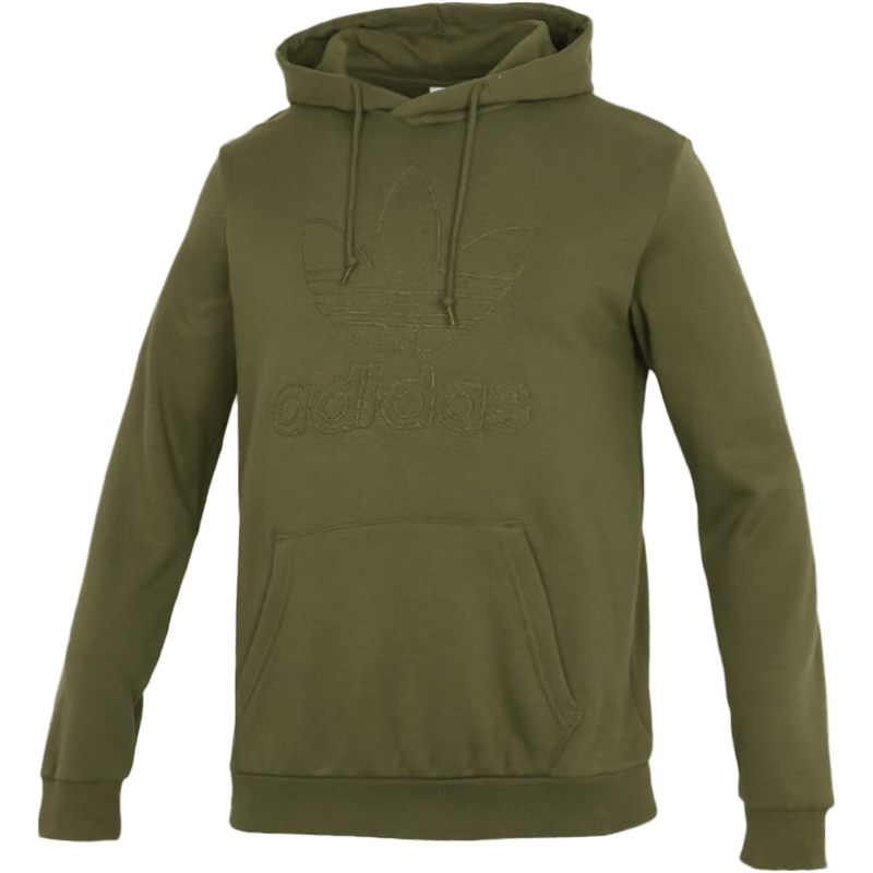 阿迪达斯 (adidas)男装上衣 2023春季新款运动服跑步训练健身潮流时尚卫衣套头衫 H13499