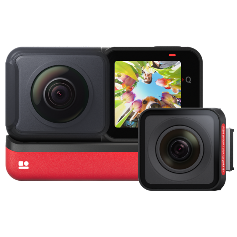 影石 Insta360 ONE RS 全景运动相机模块化防抖4K高清Vlog摩托车骑行滑雪潜水路亚(双镜头版)