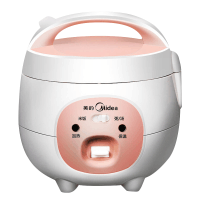 美的(Midea)迷你 电饭煲 智能 1.6L容量 多功能小电饭锅 宿舍1-3人底盘加热 黑晶内胆 YN161