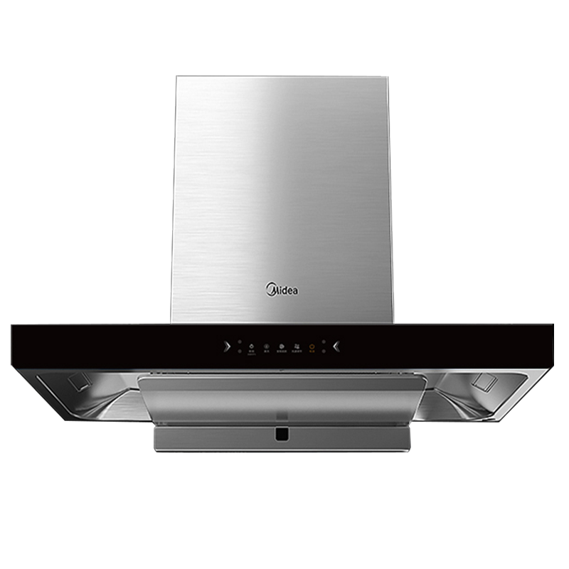 美的(Midea)抽油烟机 22m³大吸力欧式变频油烟机单机家用挥手高压直喷洗大风压抽烟机CXW-150-TV505