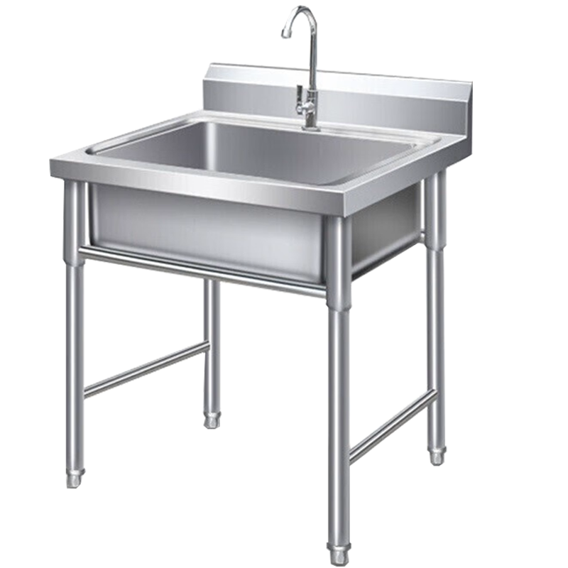 意黛斯 商用不锈钢水槽 洗菜盆洗碗池 单星水池1500*600*800+150mm YDS-1XSC156 201不锈钢