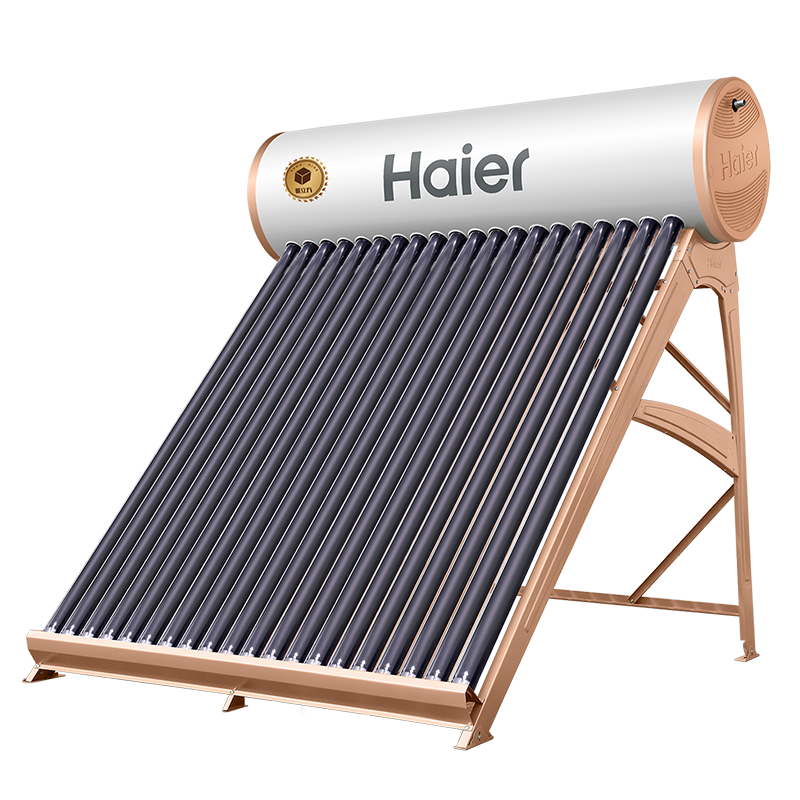 海尔(Haier)太阳能热水器家用一级能效 专利聚热环自动上水定时上水 光电两用WIFI智控预约加热大容量24根175L