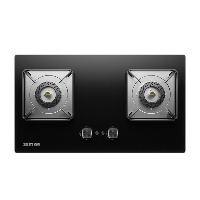 华帝百得(BEST) QE70燃气灶 5.2kW超大火力聚能灶 家用嵌入式大火力灶 台嵌两用 双眼灶具(天然气)