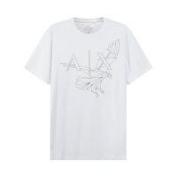 阿玛尼 ARMANI EXCHANGE 男士圆领短袖T恤3RZTBF ZJ9TZ