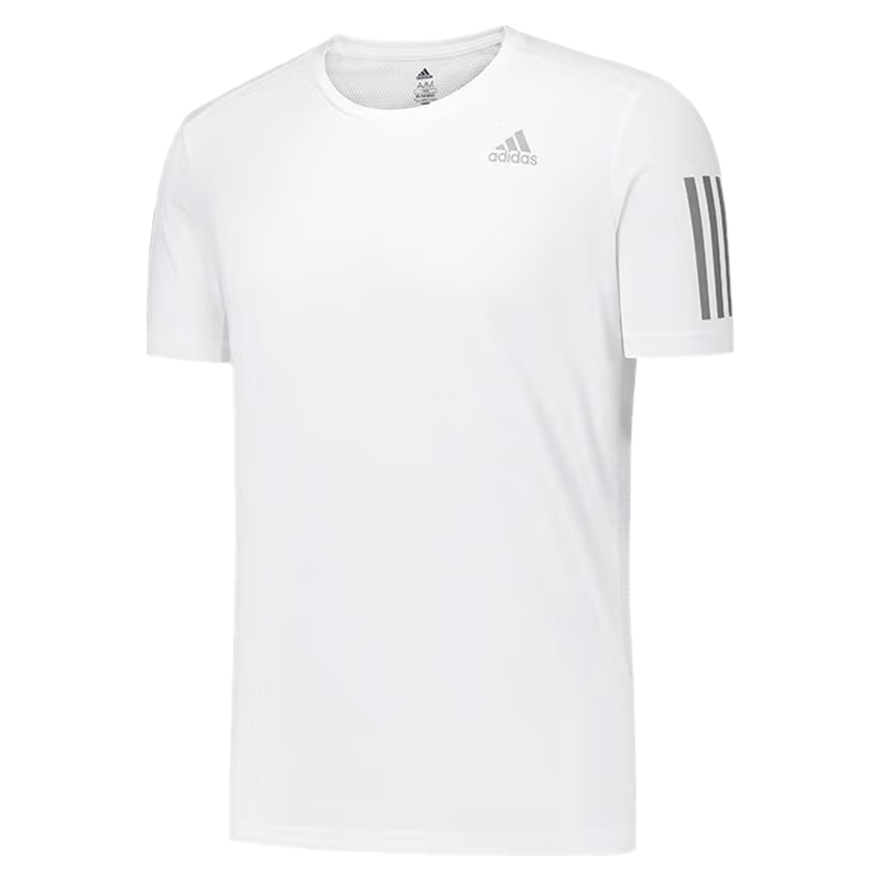 阿迪达斯 (adidas)男子FAB TEE圆领短T恤 HR8728 白色