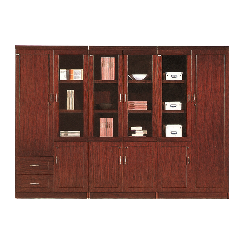 风雷动办公室背景柜文件柜木质书柜储物柜2700*420*2000mm[工厂现做 7天内发货]