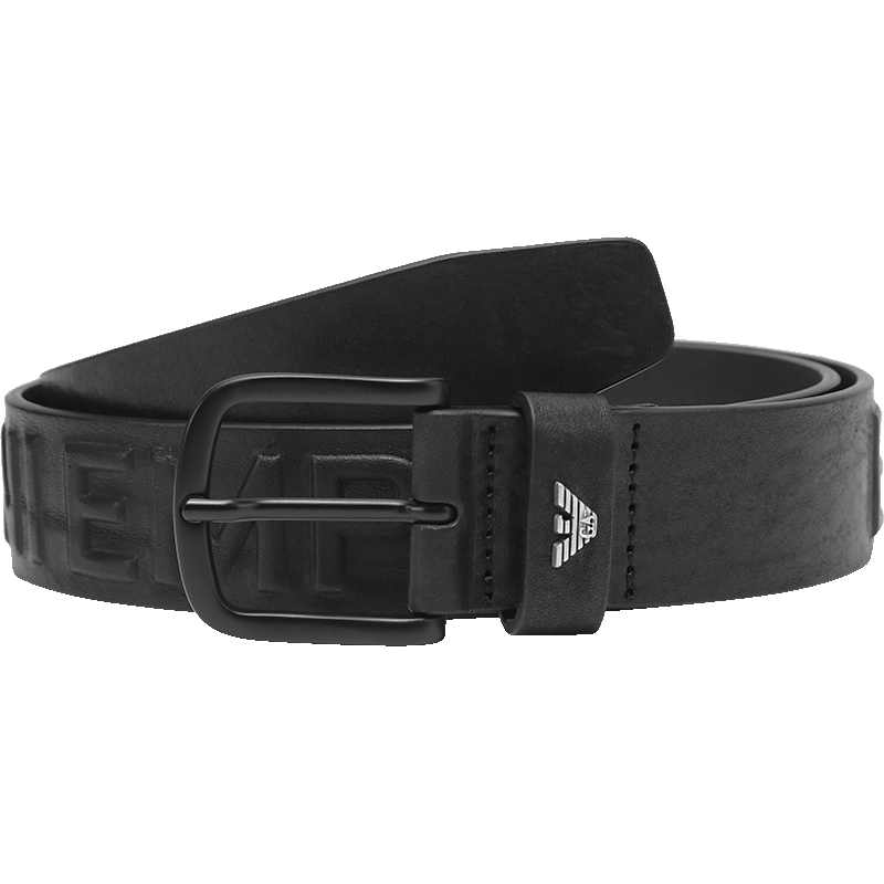 阿玛尼 EMPORIO ARMANI 男士牛皮革不可裁剪皮带腰带 Y4S524 Y210V