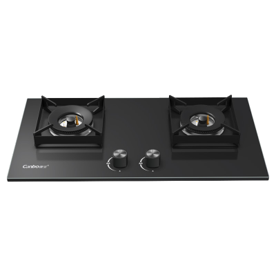 康宝(Canbo) JZT(Y)-Q250-Y3 燃气灶台式 双眼灶 家用灶具 防爆钢化玻璃 嵌入式灶台嵌两用5.0KW