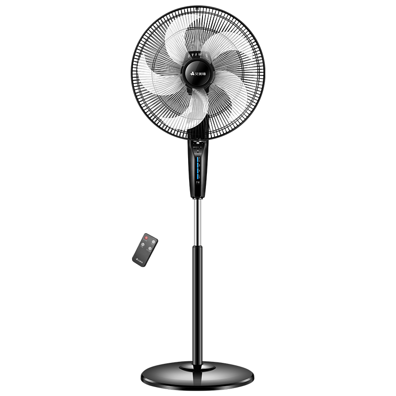 艾美特(Airmate) 电风扇 FS4056R-5 五叶大风量4档智能遥控摇头预约定时升降落地扇台立式家用电扇
