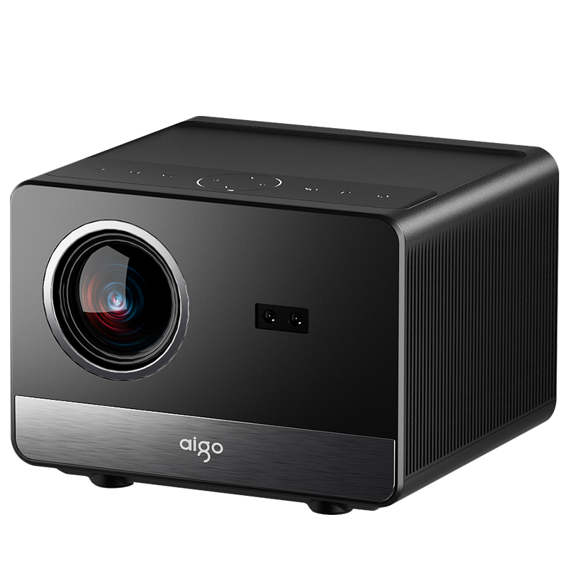 爱国者(aigo)H50投影仪家用 智能投影机家庭影院(自动对焦 画面自矫正 AI语音操控 蓝牙音箱)