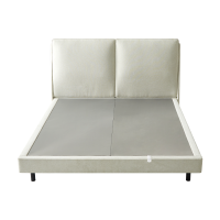 金可儿可调节床架家用婚房现代轻奢双人床软靠背大床 乐轩