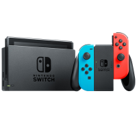 Nintendo任天堂switch游戏机ns港版续航增强版Switch红蓝主机[32G内存]