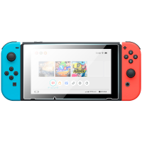 鑫喆 任天堂switch钢化膜ns全屏覆盖贴膜switch游戏机屏幕高清保护膜抗指纹磨砂防爆钢化玻璃膜配件