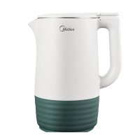 美的(Midea)电热水壶 四段定温 304不锈钢 家用烧水壶 1.5L容量MK-SH15E512
