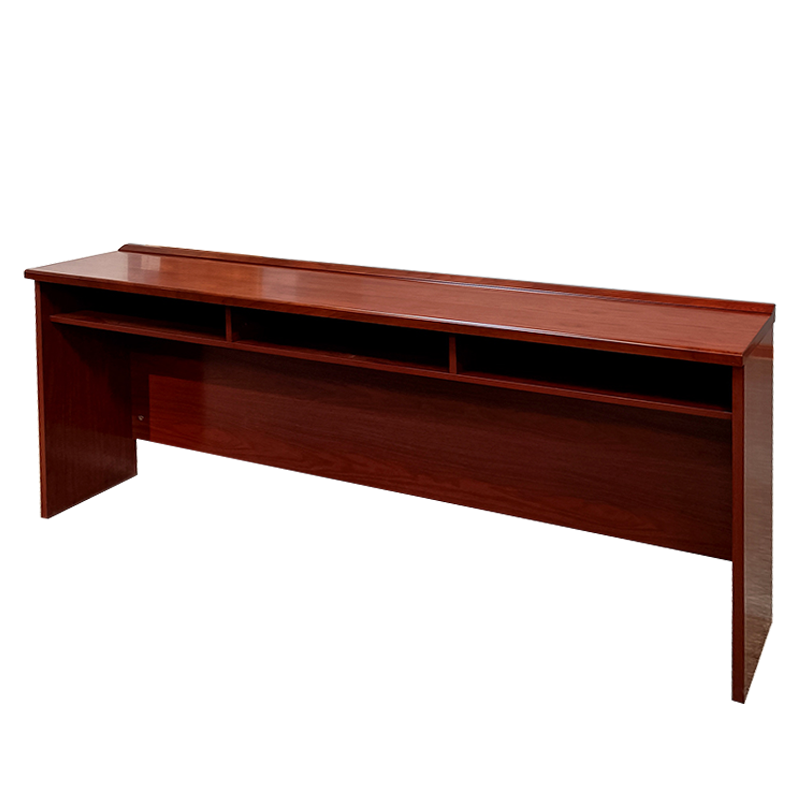 阿拉贡木质办公会议条桌培训桌1800*450*760mm[工厂现做 7天内发货]