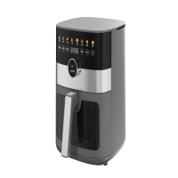 美的(Midea)空气炸锅全自动不用翻面实用大容量家用空气炸锅透明可视智能触控免翻面烤箱