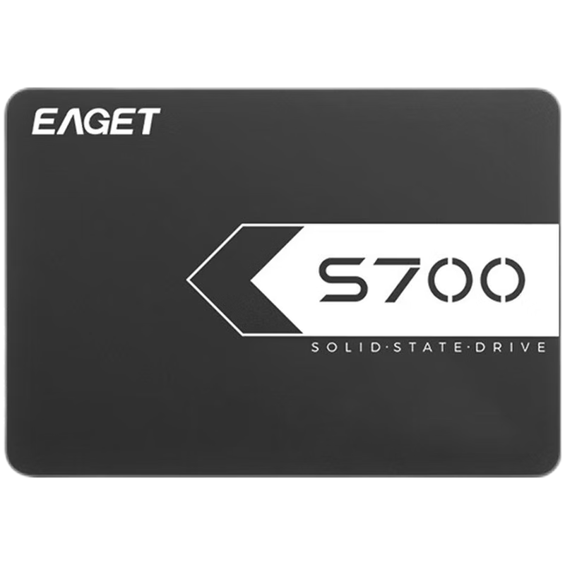 忆捷(Eaget) 固态硬盘S700 2.5寸SATA3高速DIY装机金属外壳兼容性更强读写高品质稳定512G