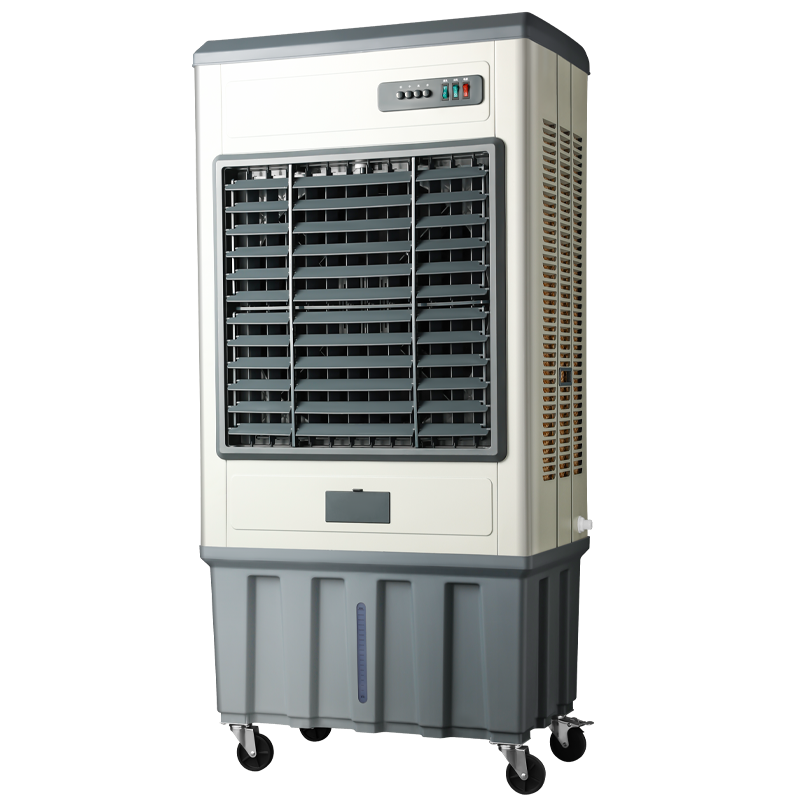 美菱工业空调扇冷风扇 大型家用可移动水冷冷风扇空调加冰块商用冷气扇150L大容量机械款