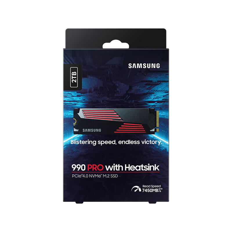 三星 990 PRO 2TB SSD固态硬盘 M.2接口(NVMe协议PCIe 4.0 x4)
