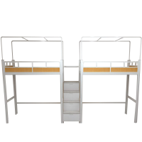 龙之腾中上走梯铁床宿舍寝室二人位高架床4600*900*2100mmA款