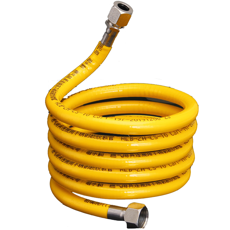 潜水艇燃气管波纹管不锈钢天然气管液化气防爆金属管煤气灶具进气连接管