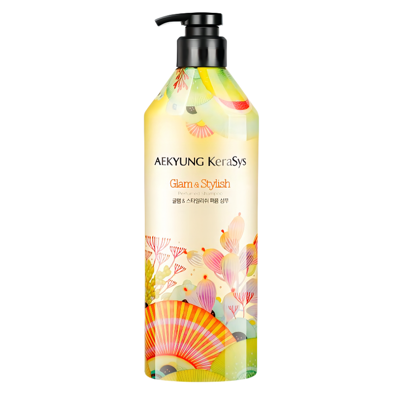 韩国爱敬香氛无硅油洗发水留香久蓬松去毛躁柔顺洗发露进口 600ml 桂花香洗发水