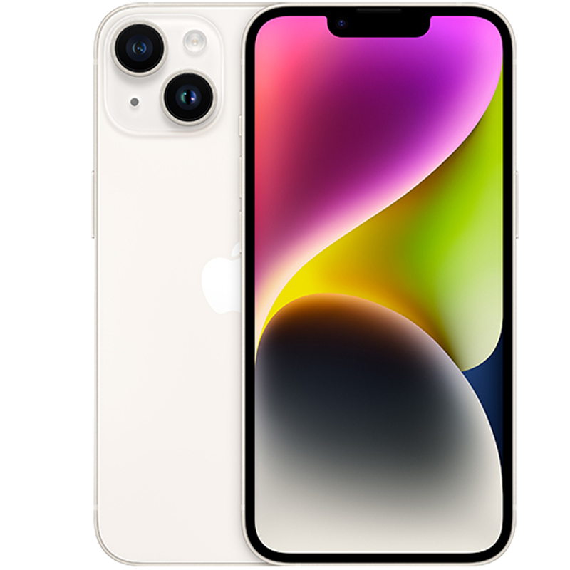 [赠壳膜套装 单独配]Apple iPhone14PLUS 128G 星光色 5G全网通手机