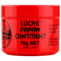 Lucas Papaw Ointment番木瓜膏75g/瓶装澳洲进口万用膏护手霜护足护臀润唇膏滋润营养保湿香港保税随机发