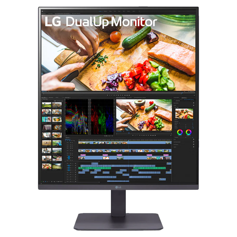 LG 28MQ750 27.6英寸 2K显示器16:18魔方屏Tpye-C 90W 播办公程序