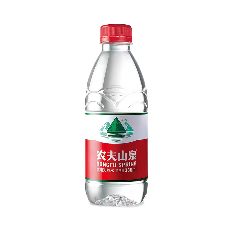 农夫山泉饮用天然水小瓶装整箱装380ml*36瓶纯净饮用水